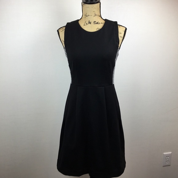 Madewell Abroad Dress Black Pointe Knit Sz 2 - Picture 2 of 9